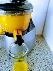 Slow Juicer Ingwer Kurkuma Shot Orange Zitrone