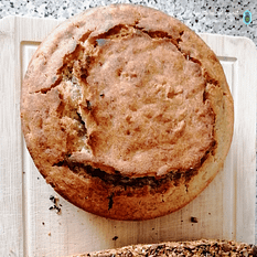 Bananenbrot vegan glutenfrei rund Rezept