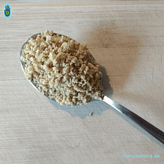 glutenfreies Paniermehl Löffel