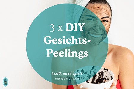 3x DIY Gesichts Peeling Haut