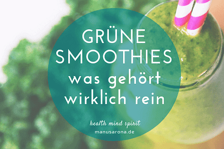 Grüne Smoothies Zutaten