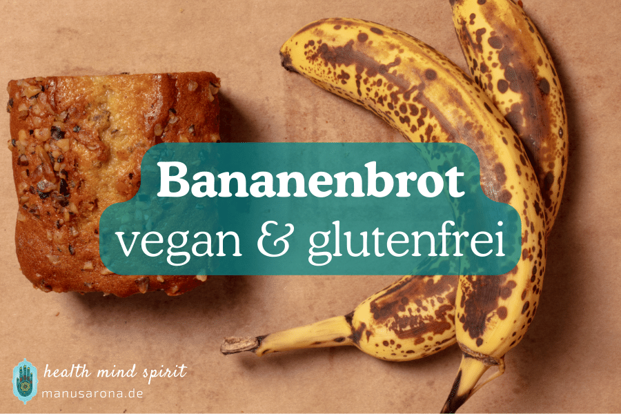 Gesund naschen: Köstliches Bananenbrot vegan & glutenfrei | Rezept MANU SARONA • health mind spirit • Dein Blog für ganzheitliches Wohlbefinden Bananenbrot vegan glutenfrei WFPB
